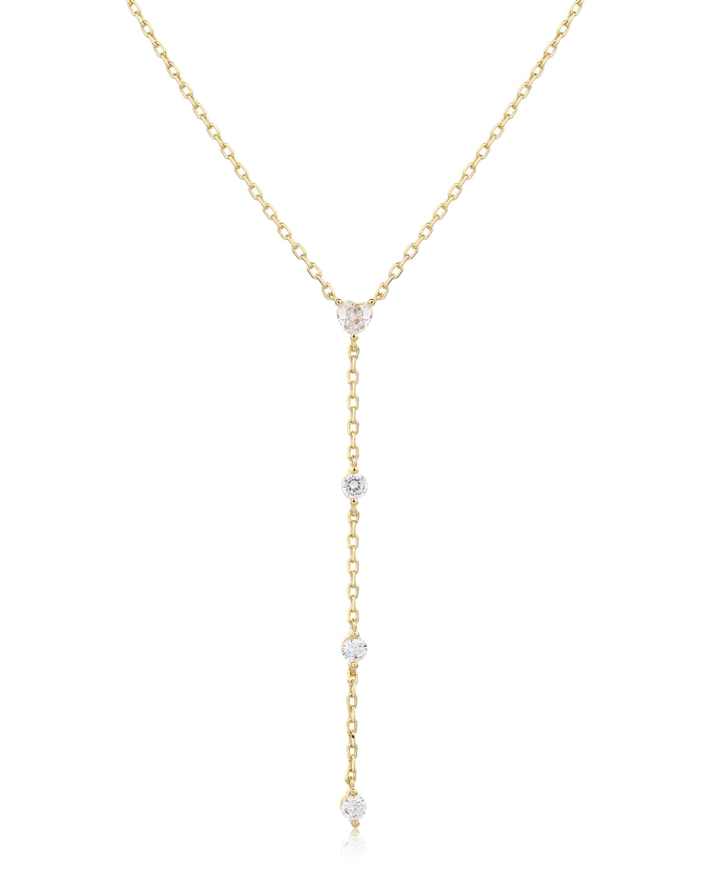 שרשרת קיארה – לאריאט | ציפוי זהב 14K - JUL Jewelry