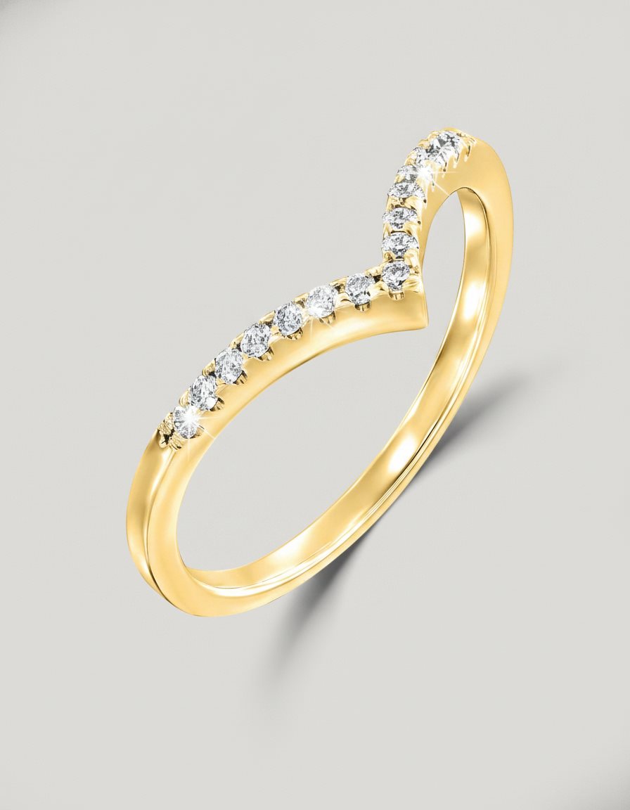 טבעת טריו – שלוש אבנים | ציפוי זהב 14K - JUL Jewelry