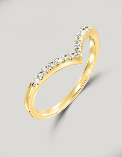 טבעת טריו – שלוש אבנים | ציפוי זהב 14K - JUL Jewelry