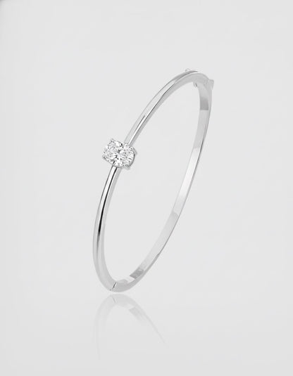 צמיד בנגל קלאסי נועה | כסף 925 - JUL Jewelry