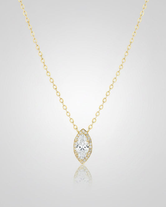 שרשרת מרקיזה – הילה | ציפוי זהב 14K - JUL Jewelry