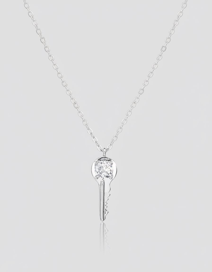 שרשרת קיי – תליון מפתח | כסף 925 - JUL Jewelry