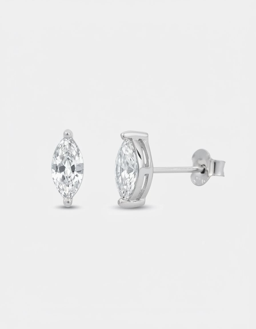 עגילי הדס – צמוד מרקיזה | כסף 925 - JUL Jewelry