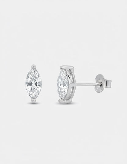 עגילי הדס – צמוד מרקיזה | כסף 925 - JUL Jewelry