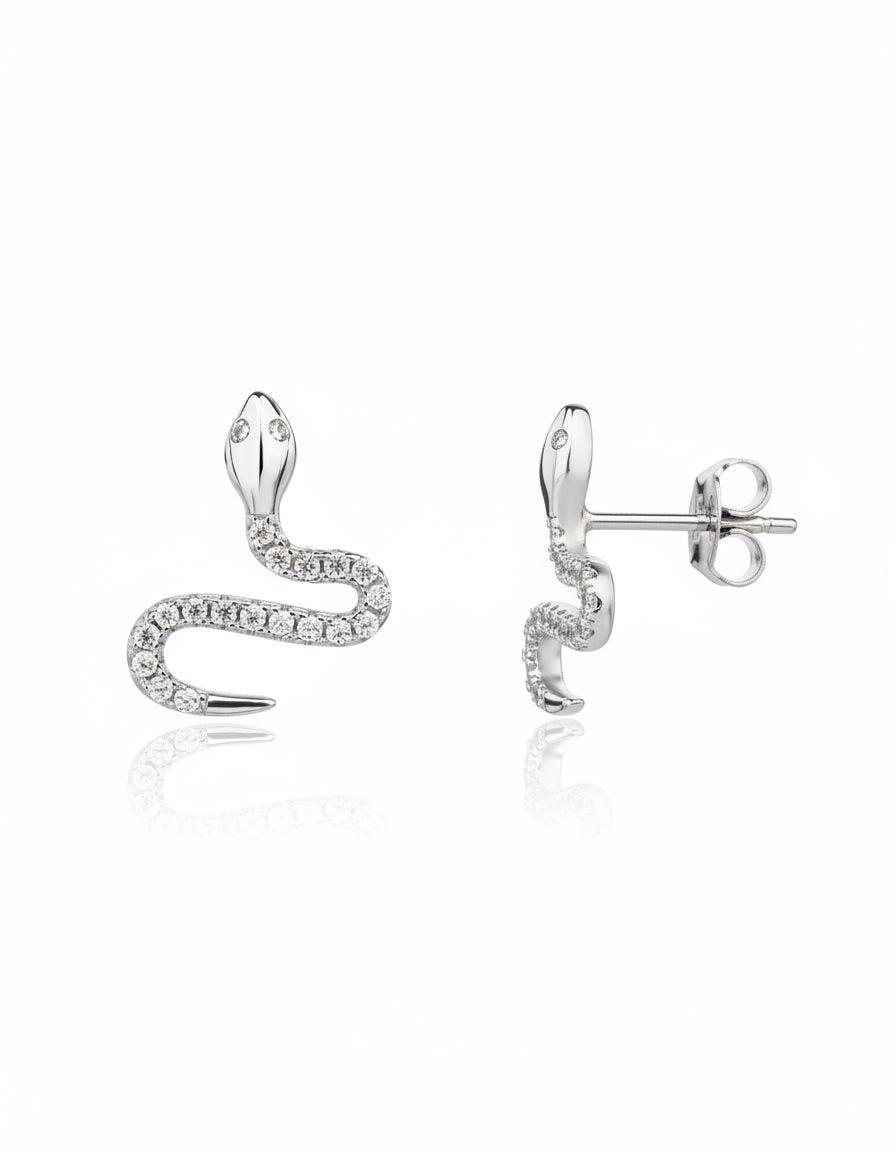 עגילי לילי – צמוד נחש | כסף 925 - JUL Jewelry