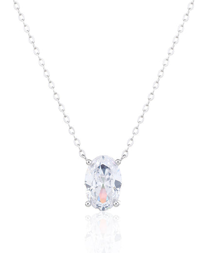 שרשרת תמר – טיפת אובל | כסף 925 - JUL Jewelry