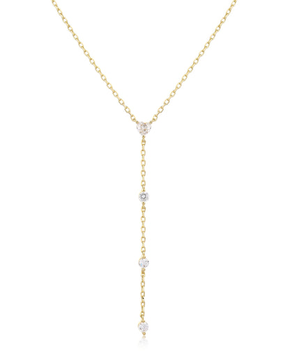 שרשרת קיארה – לאריאט | ציפוי זהב 14K - JUL Jewelry