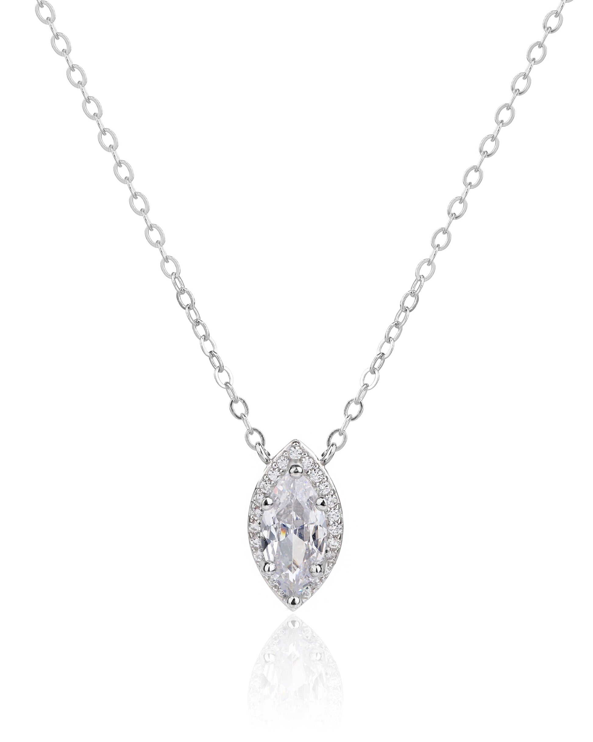 שרשרת מרקיזה – הילה | כסף 925 - JUL Jewelry