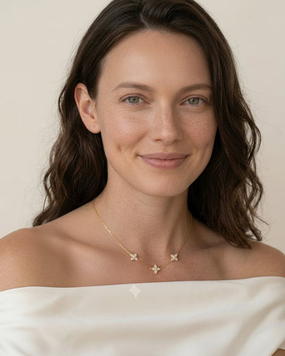 שרשרת ניצן – תחנות פרח | כסף 925